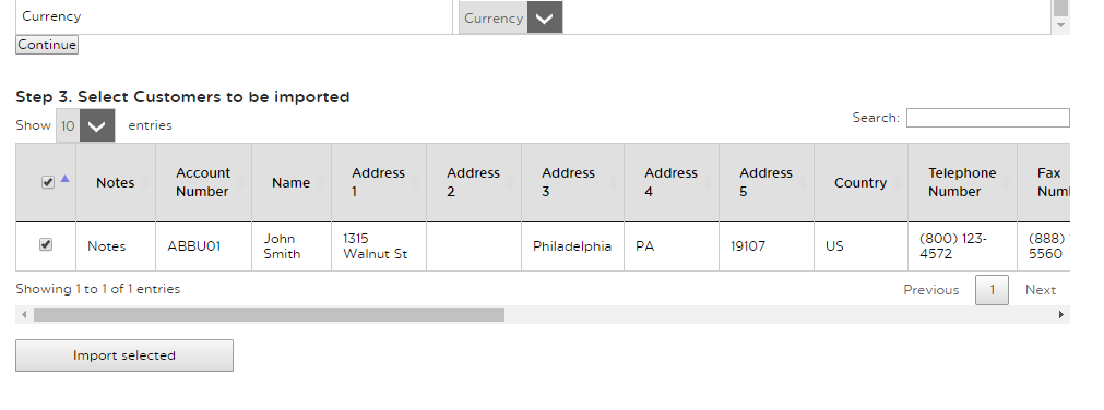 ImportingCustomers screenshot5